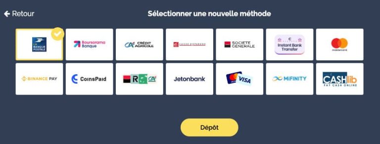 VIP Monte Casino Moyen Paiements